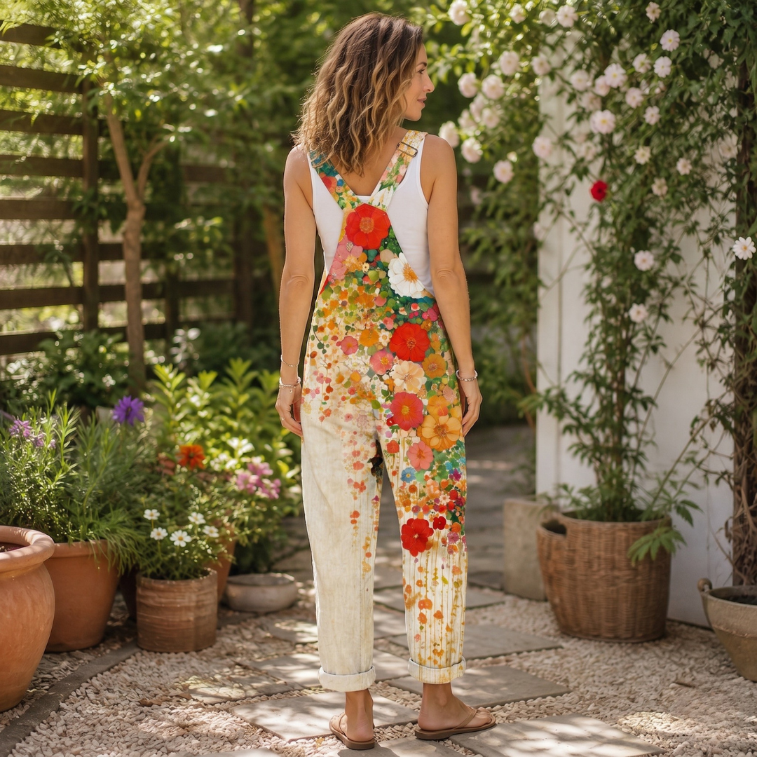 Comfortable Printed Jumpsuit