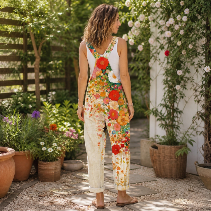 Comfortable Printed Jumpsuit