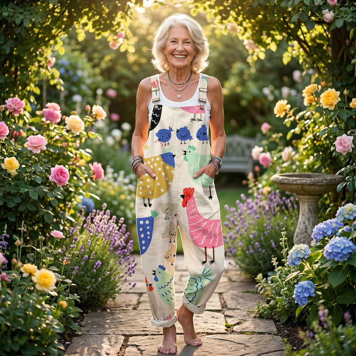 Comfortable Printed Jumpsuit