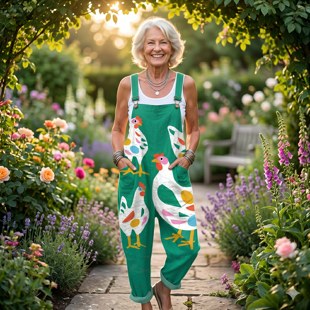 Comfortable Printed Jumpsuit