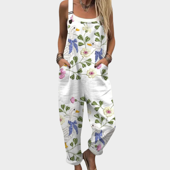 Comfortable Printed Jumpsuit