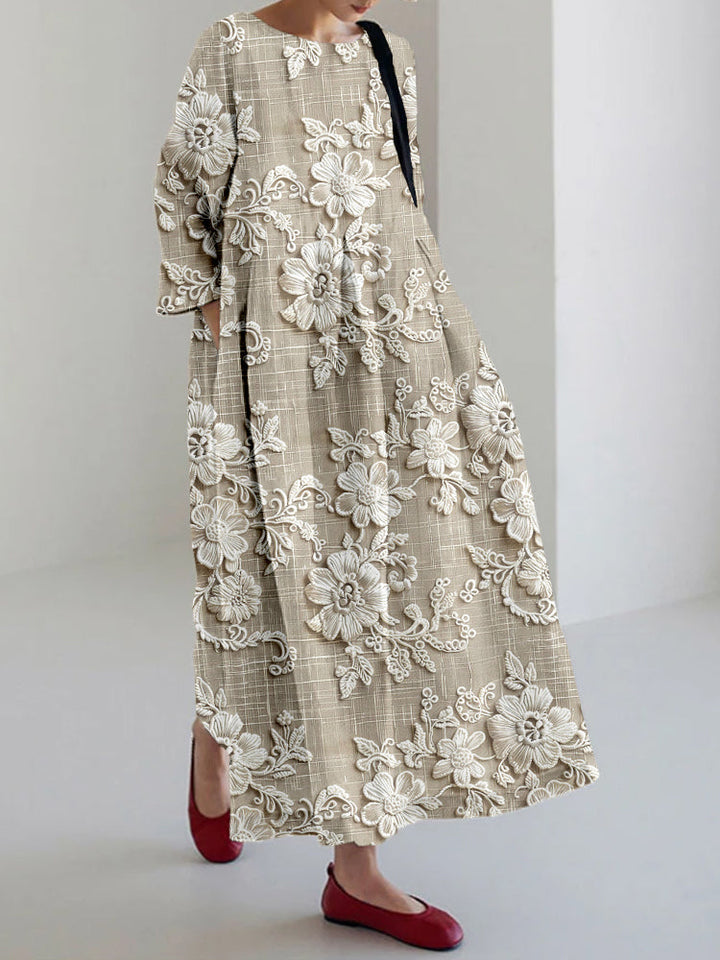 Maylora - Elegant Floral Maxi Dress