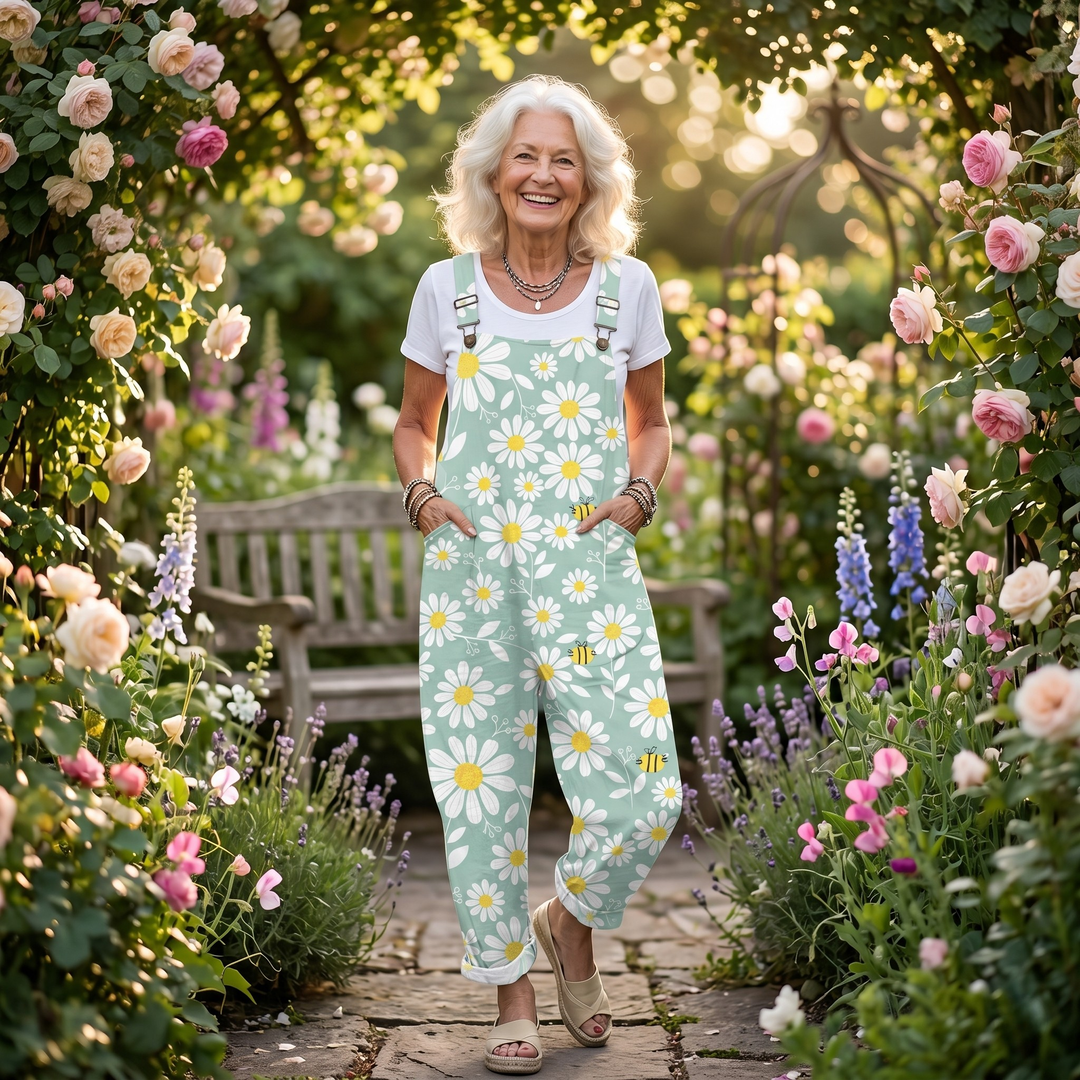 Comfortable Printed Jumpsuit