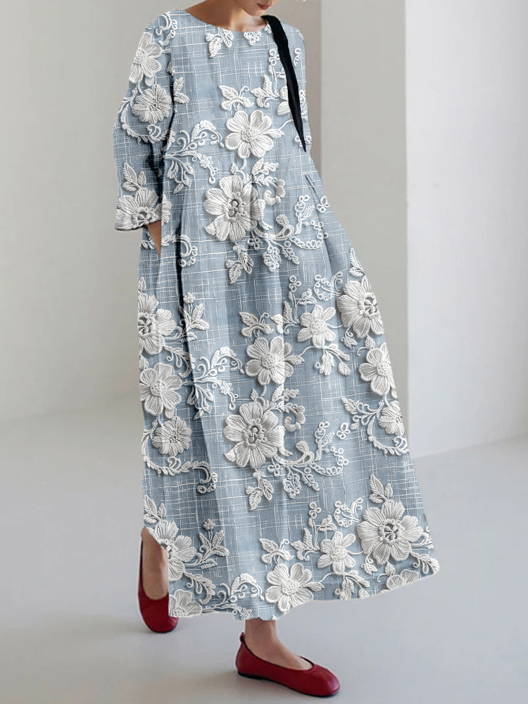 Maylora - Elegant Floral Maxi Dress