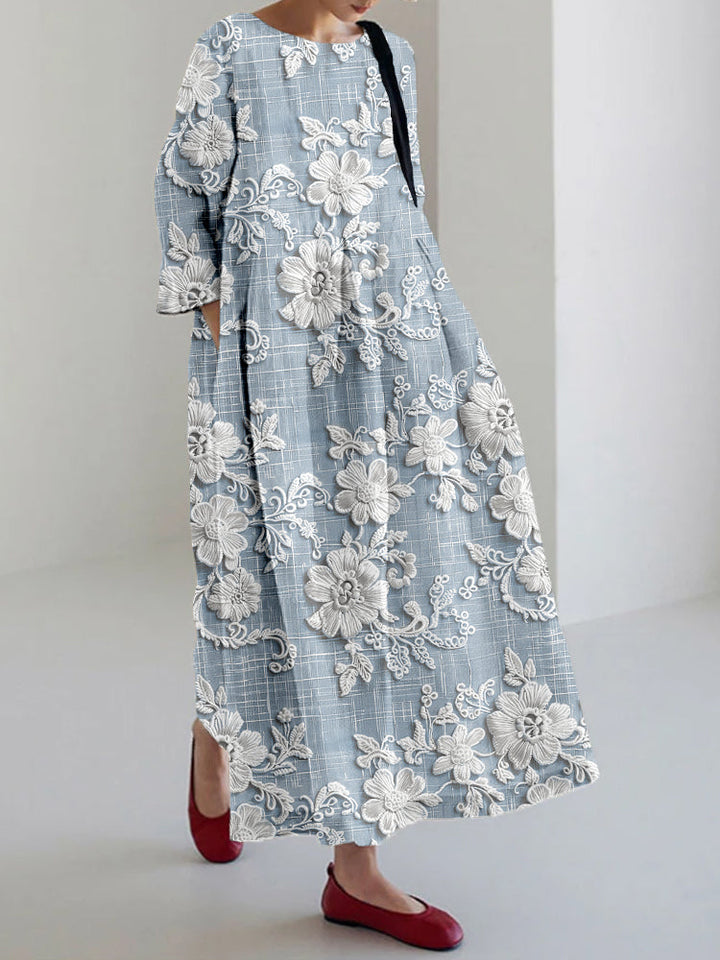 Maylora - Elegant Floral Maxi Dress