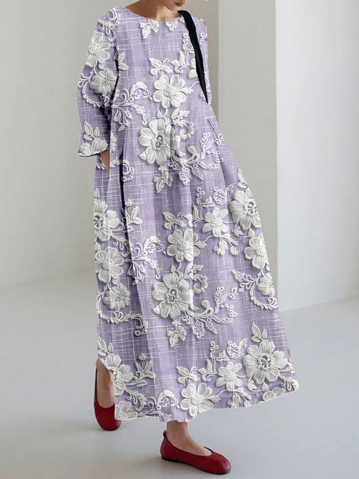 Maylora - Elegant Floral Maxi Dress