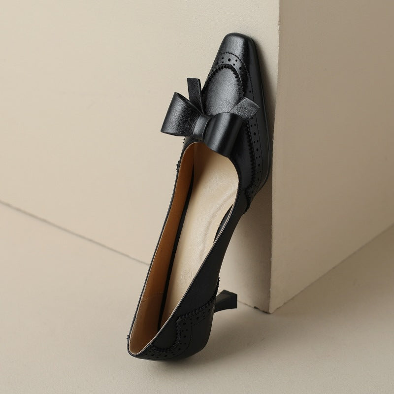 Célora Leather Strap Pumps