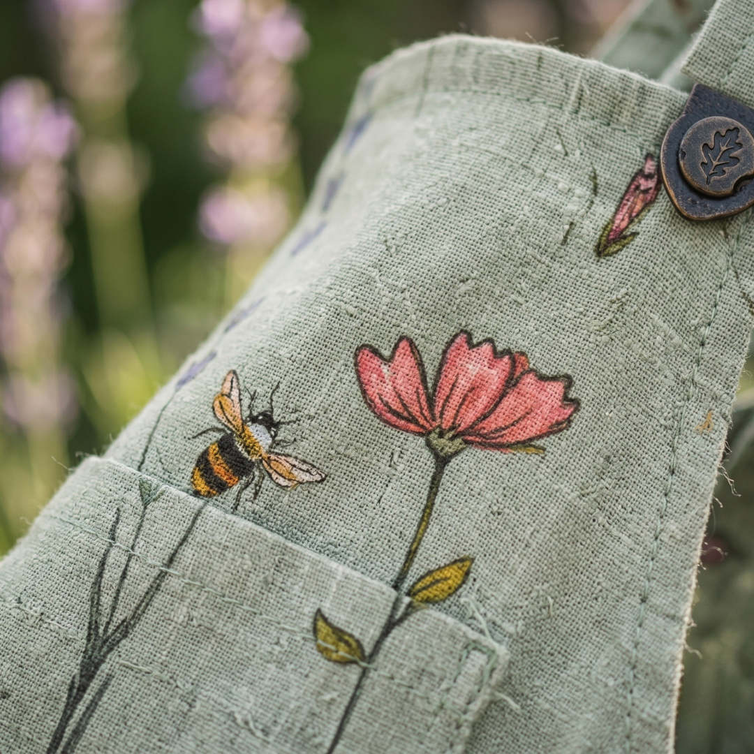Comfortable Printed Overalls