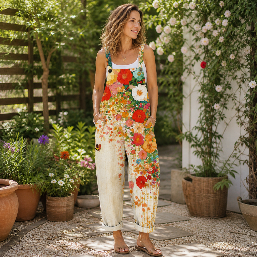 Comfortable Printed Jumpsuit