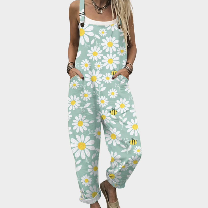 Comfortable Printed Jumpsuit