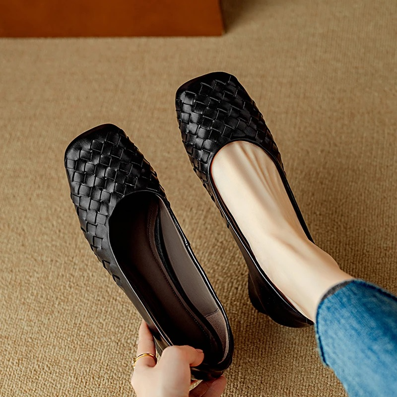 Marcelle Leather Ballerinas