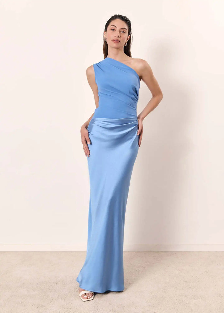 Stella & Grace™ | Maxi Dress with a Guilt in Satin