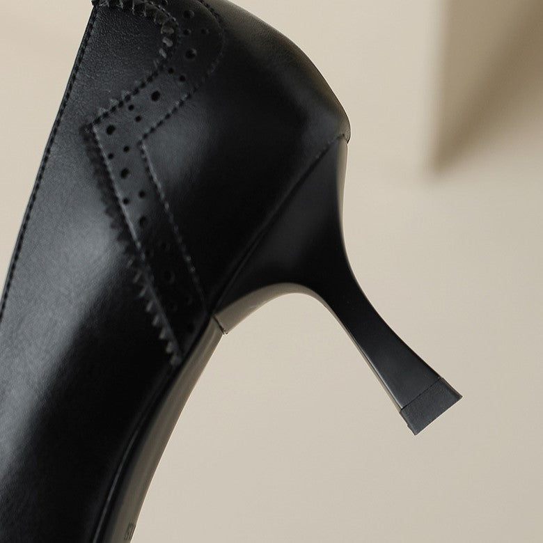Célora Leather Strap Pumps