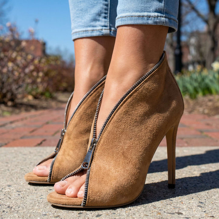 Scarlett | Zipper Heels