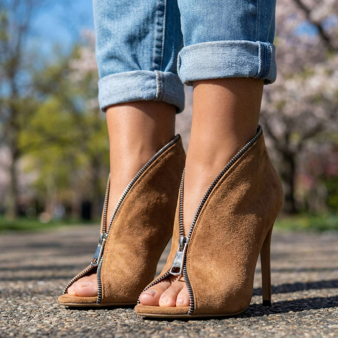 Scarlett | Zipper Heels