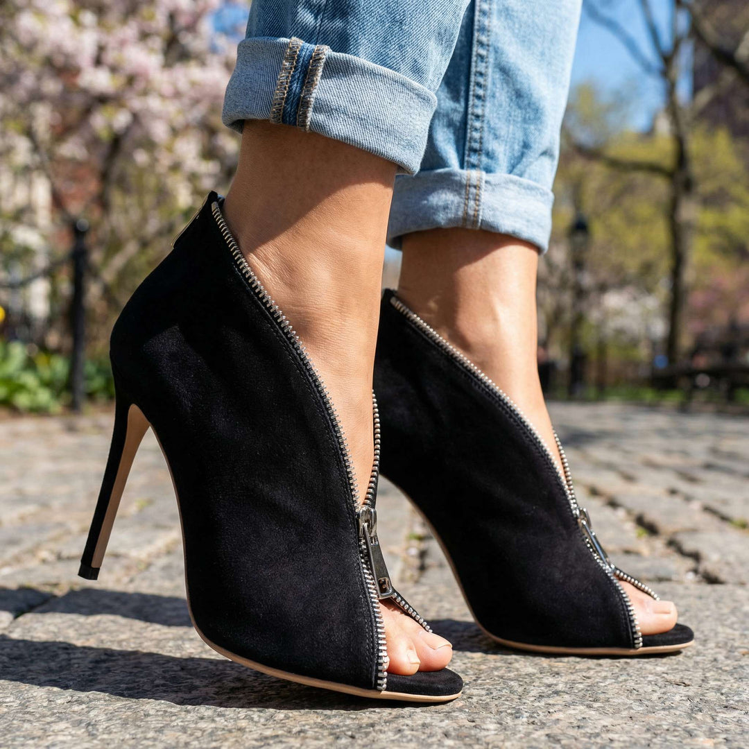 Scarlett | Zipper Heels