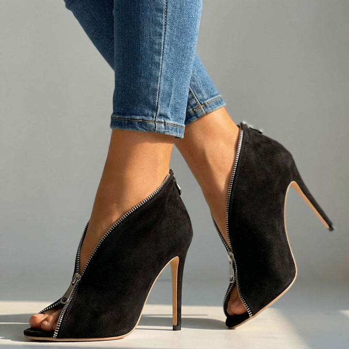 Scarlett | Zipper Heels