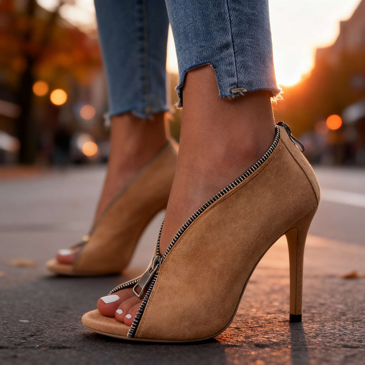 Scarlett | Zipper Heels