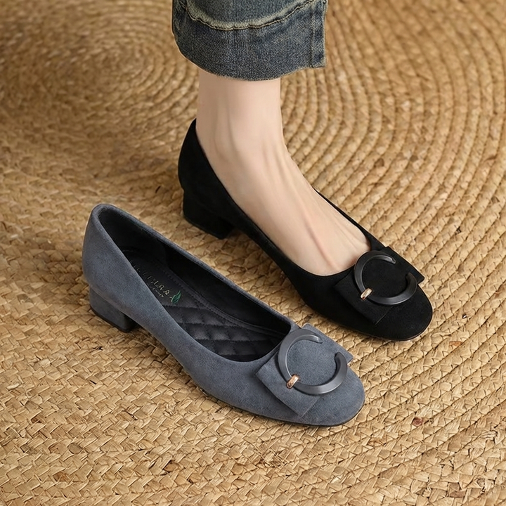 Elisé Suede Ballerinas