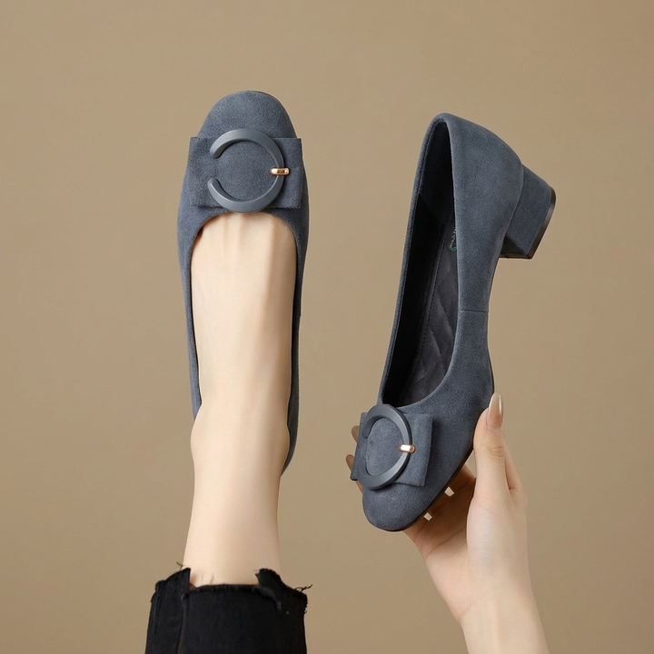Elisé Suede Ballerinas